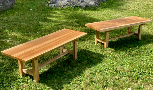 Cedar & Ash Benches