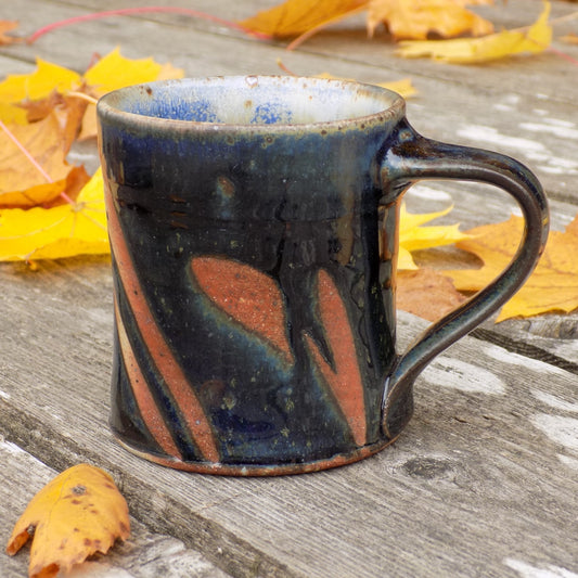 8oz Dark Blue Mug 2