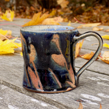 8oz Dark Blue Mug 3