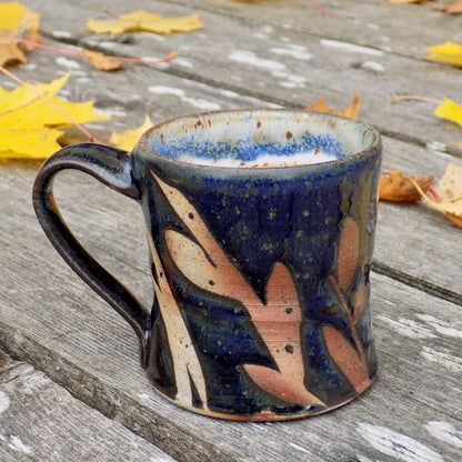 8oz Dark Blue Mug 3