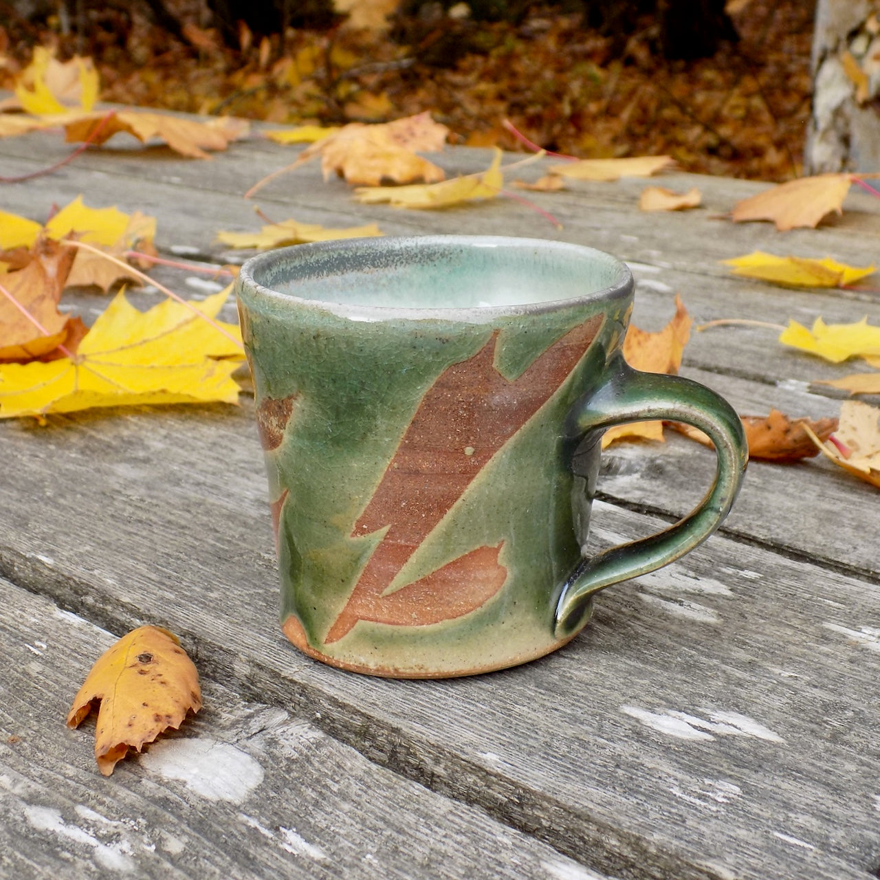 8oz Green Mug 12