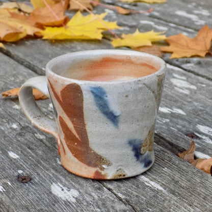 7oz White Shino Mug 13